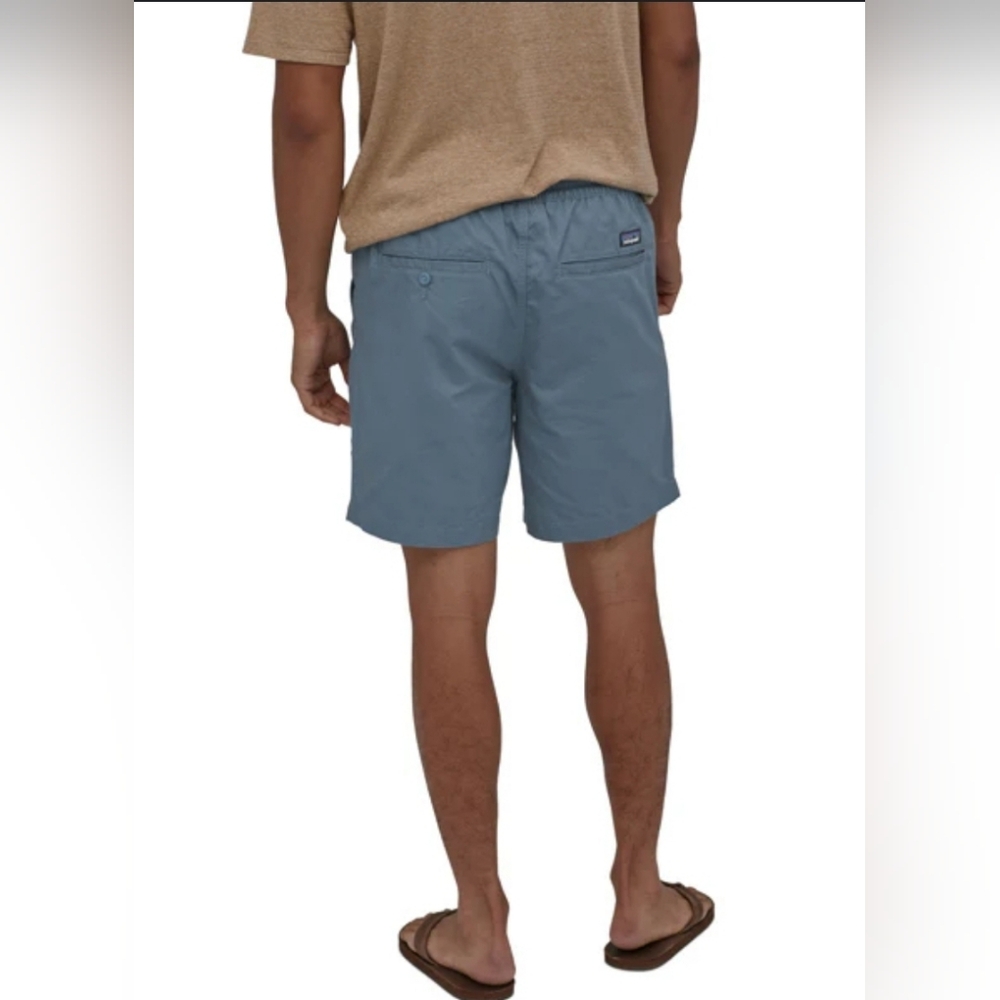 Men's Patagonia Sz 35 Blue Cotton Shorts EUC